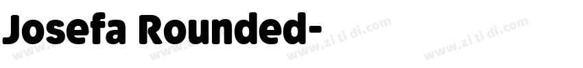 Josefa Rounded字体转换